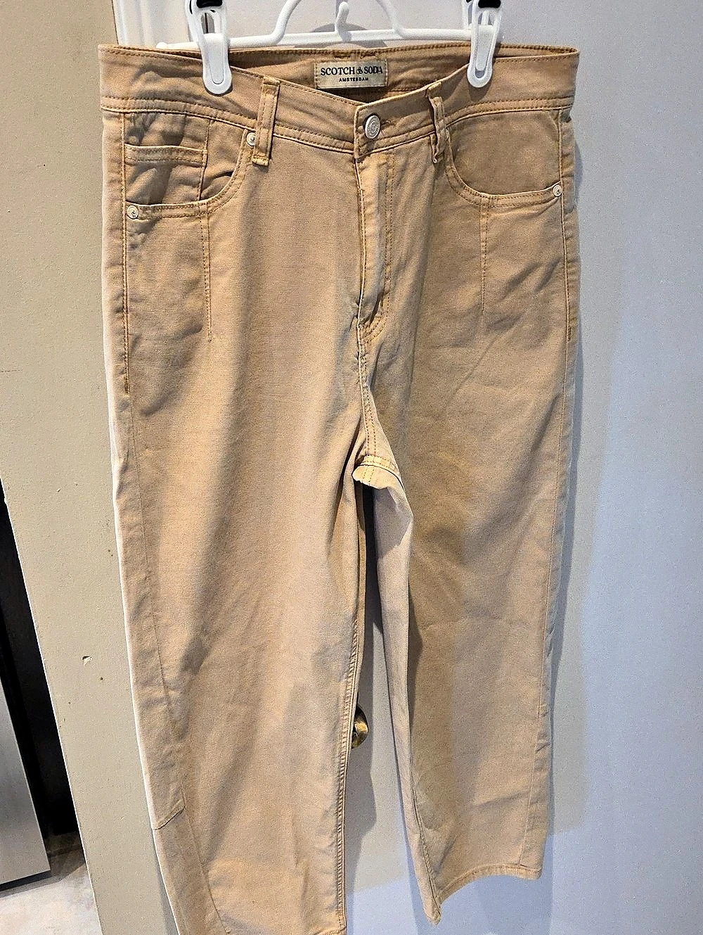 Scotch & Soda Barrel Jeans in Tan
